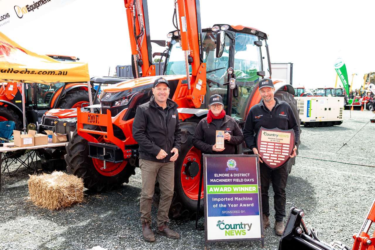 Country News Imported Machine of the Year - WINNER - Kioti Hx Series 1 Tractor by McCullochs